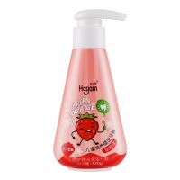 皓齿健儿童牙膏按压式可吞咽无氟换牙期防蛀牙1-3-6-12岁牙膏 皓齿健儿童牙膏新款:草莓味1瓶 单买:无赠品