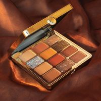 NOVO眼影眼线李佳琦闪粉珠光防水学生平价小众ins火眼影盘 1#南瓜大地色系(日常妆显白)