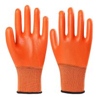 [3双~24双PVC满挂手套]防水耐磨 男建设工地加厚胶手套劳保批发 (3双体验装)满挂