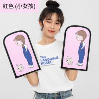 电动车防晒挡风手套夏季电车手把套遮阳摩托车电瓶车把套春秋款天 [升级加长款]-小女孩-红色