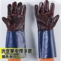 牛皮电焊手套 焊工手套 防刺隔热焊工焊接手套耐用劳保防护手套 牛皮电焊手套 焊工手套 防刺隔热焊工焊接手套耐用劳保防护手
