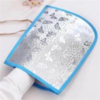 电动车防晒手套夏天摩托车把套防水防紫外线遮阳踏板车护手套男女 天蓝色包边 手套1对