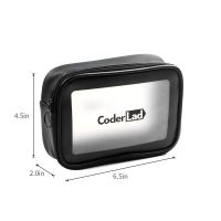 透明化妆包2021新款防水女小号便携大容量旅行收纳袋随身洗漱品包 size:透明雾感哑光包小号