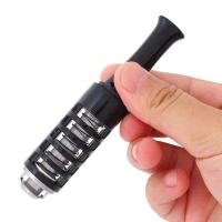 懒人烟嘴不掉烟灰车载室内免弹烟灰吸烟神器带打火机一体环保烟套 黑光面粗支[不带点烟器]