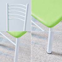 椅子靠背餐桌椅现代简约家用餐椅简易铁艺架饭店快餐厅经济型单人 坐垫两个20元 购买1把(每把52元)