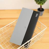 得力小号风琴包多层文件夹迷你单据账单多功能收纳袋收据小票据袋 黑色[1个装]