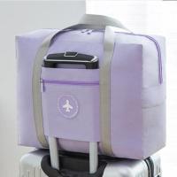 孕妇待产包袋子入院大容量旅行收纳袋整理袋衣服打包袋防水行李包 紫色[常规轻薄款]--圖