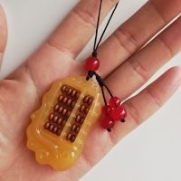 招财羊角算盘高档汽车钥匙挂件男钥匙扣女原创手工包挂钥匙圈饰品 手机挂绳款