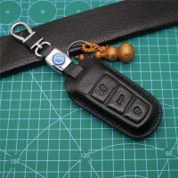 迈腾 CC T700 t600 大迈x5钥匙包真皮众泰大众车用钥匙套扣男女 黑色