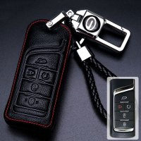 广汽传祺gs8钥匙套gm8传奇2020款gs4钥匙套gs5汽车GA6/gm6扣包壳 A款5键红线-智能启动(送号码牌)