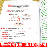 单词密码图解英语词根词缀7000词语法密码28堂课掌握核心英语语法分解大全初高中思维导图速记英语教材四六级初学者零基础入