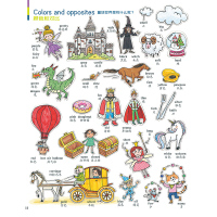 限价 正版 我的本情景英语单词大书 25个熟悉生活场景1000个基础高频单词 英语启蒙好帮手附有词汇表英语绘本启蒙幼儿