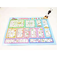 小学生英语分类单词表 精选小学阶段400个单词 音频视频教学扫码立得 四色印刷 图声一体 双速录音 准确辨音识词 中英