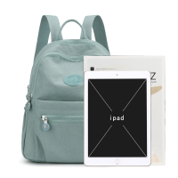 双肩包女2021新款潮时尚牛津布背包夏天大容量帆布包轻便旅行书包