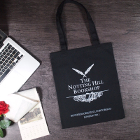 诺丁山书店厚款单肩帆布包VINTAGE复古怀旧INS风学院风学生布袋 6安薄棉布无内袋