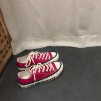 2021新款小白鞋男韩版潮流百搭ins懒人休闲板鞋无后跟半拖帆布鞋 酒红 男款-40