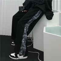 秋季新款直筒裤子女学生韩版宽松显瘦ins休闲阔腿长裤外穿潮流夏 黑色[薄款] XXS