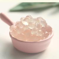 台湾永大寒天晶球黑糖晶钻蒟蒻果冻免煮奶茶珍珠豆贡茶用原料2kg 原味寒天晶球2kg