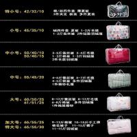 透明被子收纳袋棉被塑料袋防尘防潮装被子的袋子衣物收纳整理家用 全透明(普通款) 宽/高/侧(42/32/10)