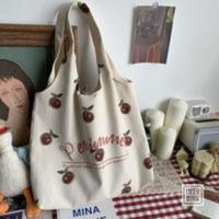 帆布包女单肩斜挎包2021新款可爱简约少女大学生上课手提包大容量 帆布包女单肩斜挎包2021新款可爱简约少女大学生上课手