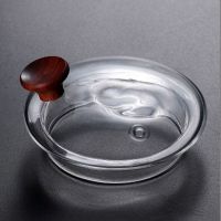 [日式木把]耐热玻璃茶具小青柑煮茶壶侧木把直身壶花茶壶绿茶壶 盖子