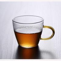 锤纹耐热玻璃泡茶壶加厚耐高温煮茶壶过滤茶水分离单壶茶具套装 2个装 锤纹小杯