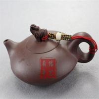 壶绳 茶壶绳 绑茶壶盖绳子彩线白玉菩提珠壶绳高档茶壶绳紫砂壶 红色4条.