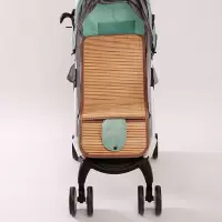 婴儿车凉席婴儿伞车冰丝凉席儿童手推车凉席手推车凉席 竹制两断式 30*75cm