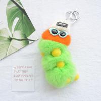 反季捡漏皮草粉丝福利百分百真皮真毛派克服可拆卸皮草外套 獭兔毛挂件颜色随机