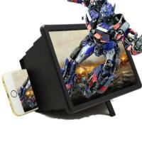 手机屏幕3D放大器高清通用护眼宝视频电视投影仪8寸桌面支架 F2-黑色