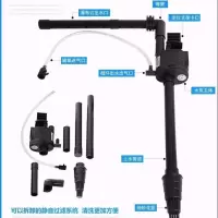 鱼缸过滤器三合一水泵多功能潜水泵增氧泵抽水循环上滤泵静音水泵 SP360夹片卡口6W(无吸盘）