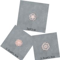 自粘黑色蕾丝花朵图案欧根纱布贴羽绒服衣服补丁贴装饰修补洞贴花 套餐20（粉）