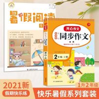 暑假阅读一二三四五年级升学专项训练阅读理解人教版上册同步作文 一升二(暑假阅读+同步作文)