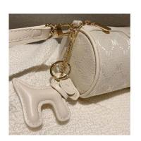 Miocra koly 东京爱情 米白色圆筒包包女夏ins小众手提单肩斜挎包 只有挂件(无包包)