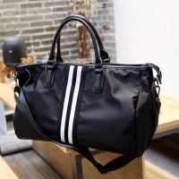 行李包韩版短途旅行包大容量女小行李袋旅游手提包干湿分离健身男 普通款/黑色[无鞋位] 大号