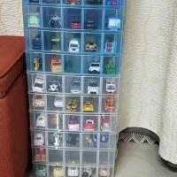 9层大号手提整理箱乐高多层收纳箱 玩具积木储物箱小火车颗粒分类 透明色 5层大号+送一层和盖