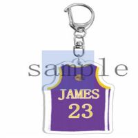 NBA科比詹姆斯库里欧文杜兰特钥匙扣书包挂件篮球生日毕业礼物 James詹姆斯紫