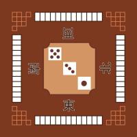 麻将垫桌布垫子棋牌室打牌正方形台布加厚消音防滑手搓家用麻将毯 咖色 78*78cm