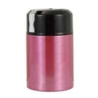 日式焖烧壶不锈钢汤桶粥桶焖烧杯闷烧提锅保温桶儿童学生保温壶 透明红 800ML