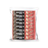 雀巢咖啡1+2原味即冲速溶咖啡粉三合一100条办公提神盒装1500g 原味咖啡30杯[简易包装]