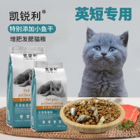 凯锐利英短猫专用猫粮成猫幼猫通用型发腮营养小颗粒增肥猫主粮 1斤试吃双拼猫粮