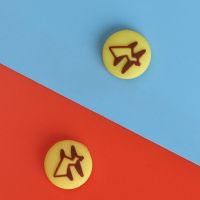 [Lite Switch通用]摇杆帽任天堂手柄键帽套JOY-CON硅胶按键套帽 皮卡丘尾巴 1对