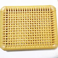 夏凉服装厂椅垫散热透气舒适便携式手工制作黄胶仿藤工厂坐垫 黄胶仿藤工厂坐垫