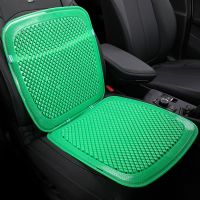 铲车叉车挖掘机双层通风透气镂空座垫夏季清凉垫通用塑料汽车坐垫 菱形-单层 单张方垫