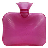 冲灌注水热水袋暖水袋暖手宝可爱卡通毛绒玩具韩版女学生礼物 红色水袋