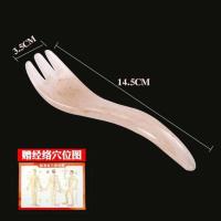 .树脂头疗梳头部按摩器三五爪肩背经络抓头神器点穴拨筋棒足疗工 [三爪]