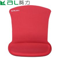 葵力粗面鼠标垫护腕托立体家用加厚小号胶垫护手腕垫柔软鼠标手托 红色