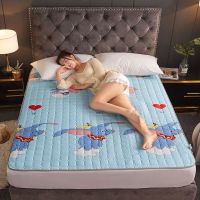 四季通用防滑床垫床护垫可机洗榻榻米床褥子保护垫单双人学生宿舍 防滑透气升级款[网红飞象] 90*200cm床