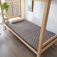 榻榻米床垫宿舍学生单人1.2米床垫1.5米垫子床上折叠床垫打地铺垫 磨毛抗菌-优雅深灰-四季款 90*190cm