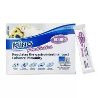 king魔方益生菌猫咪狗狗幼宠物调理肠胃呕吐软便拉稀保健品肠胃宝 十包整盒
